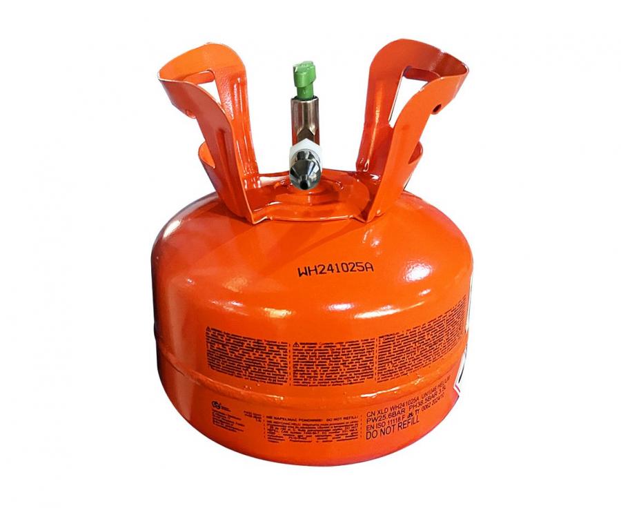 Butla z helem mała - jednorazowa - na 14 balonów rozm. 9 cali - Godan S.A. zdjęcie 1