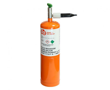 Butla z helem mała - jednorazowa - na 5 balonów rozm. 9 cali - Godan S.A. zdjęcie 2