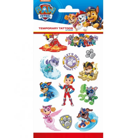 Tatuaże zmywalne - Psi Patrol 12szt