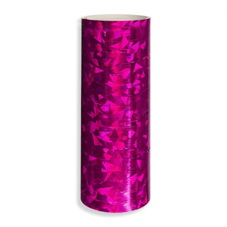 Serpentyna holograficzna różowa - 4mb