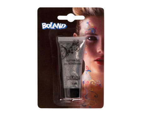 Brokat w tubce, 14 ml, srebrny