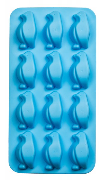 Foremka silikonowa do robienia lodu, kostki lodu, pingwiny