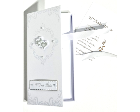 Pudełko upominkowe, prezentowe dla Młodej Pary, ślub