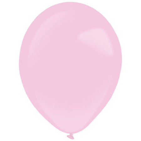 Balony lateksowe Decorator Fashion, Pretty Pink, Pastelowe Jasno różowe 28cm, 50 szt., zestaw