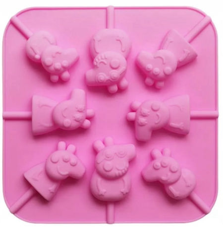 Foremka silikonowa do robienia lodu, kostki lodu, Peppa