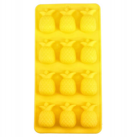 Foremka silikonowa do robienia lodu, kostki lodu, ananasy