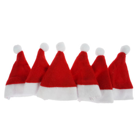 Świąteczne etui na sztućce - Mikołaj (6 szt.)