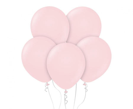 Balony Beauty&Charm, makaronowe jasno różowe 12