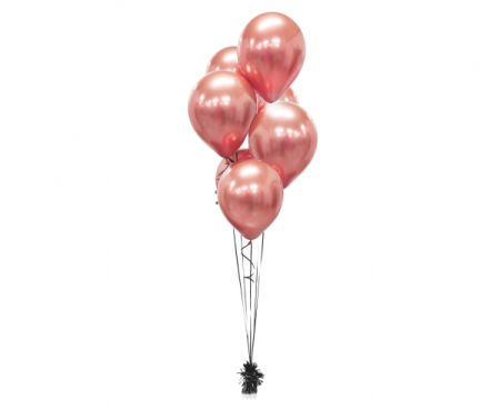 Balony Beauty&Charm, platynowe różowe 12