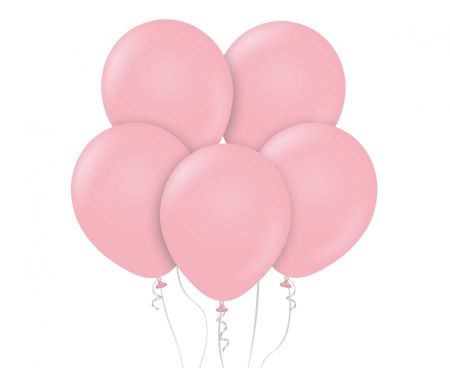 Balony Beauty&Charm, pastelowe flamingowy różowy 12