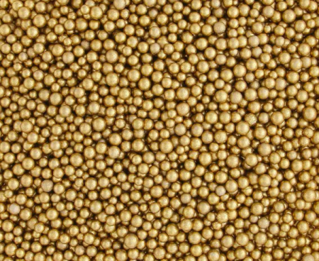 Kulki styropianowe dekoracyjne, metalizowane złote, 0,5 l