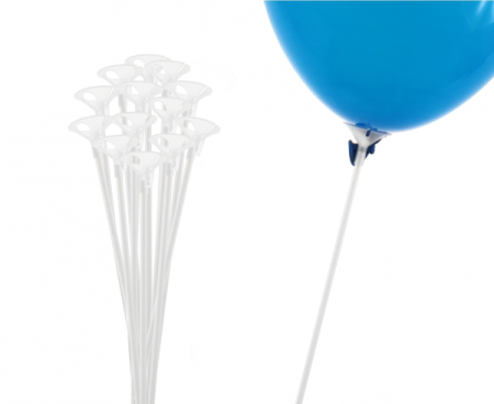 Patyczki do balonów, patyczek z zatyczką / 100 szt.