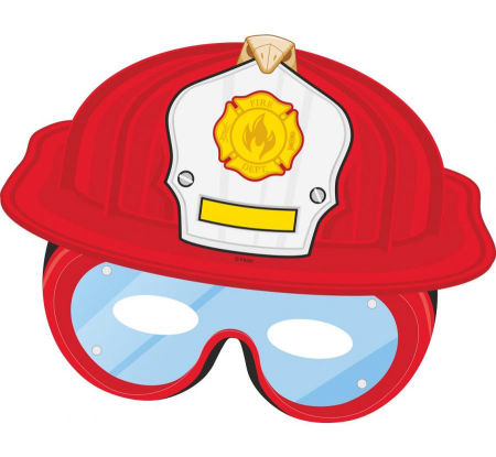 Maska, maski papierowe STRAŻ POŻARNA, 3szt.