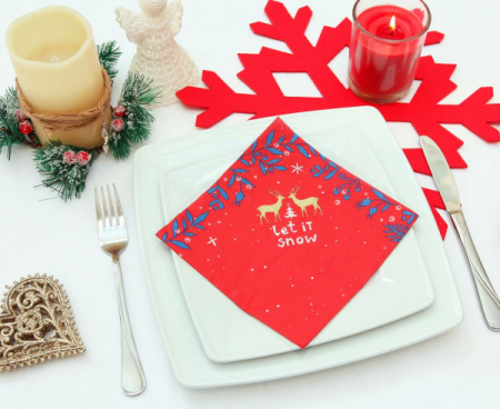 Serwetki Let It Snow, certyfikat FSC, 33x33 cm/ 20 szt.