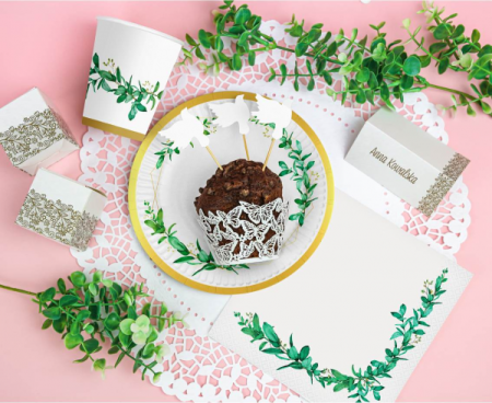 Serwetki Celebrate (listki), certyfikat FSC, 33x33 cm/ 20 szt.