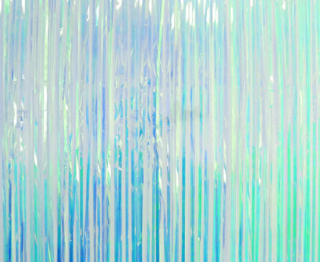 Kurtyna dekoracyjna  B&C opalizująca, błękitna, 100x200 cm