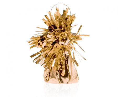 Ciężarek foliowy do balonów z helem, różowo-złoty, różowe złoto, 145 g / 1 szt.