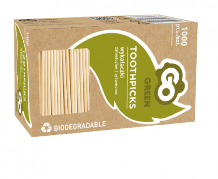 Wykałaczki drewniane - 65 x 2 mm / 1000 szt.