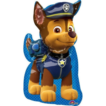 Balon foliowy Chase, Psi Patrol, 78cm, Patrol Paw