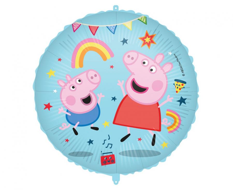 Balon foliowy 18 cali Peppa Pig Messy Play - Procos zdjęcie 1